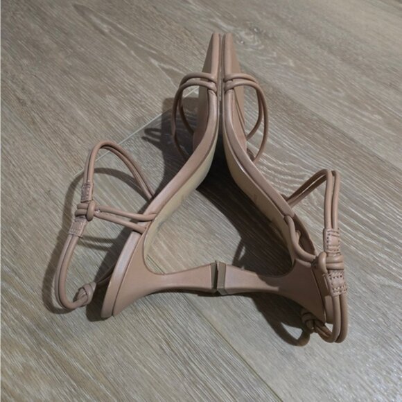 Marc Fisher Tan Strappy Heels - Picture 2 of 3